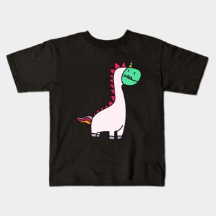 Wannabe Unicorn Dinosaur Kids T-Shirt